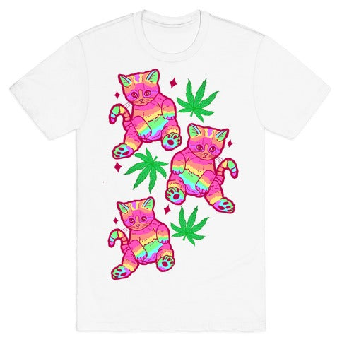 Rainbow Weed Kitty T-Shirt